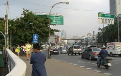 バンコクの道路